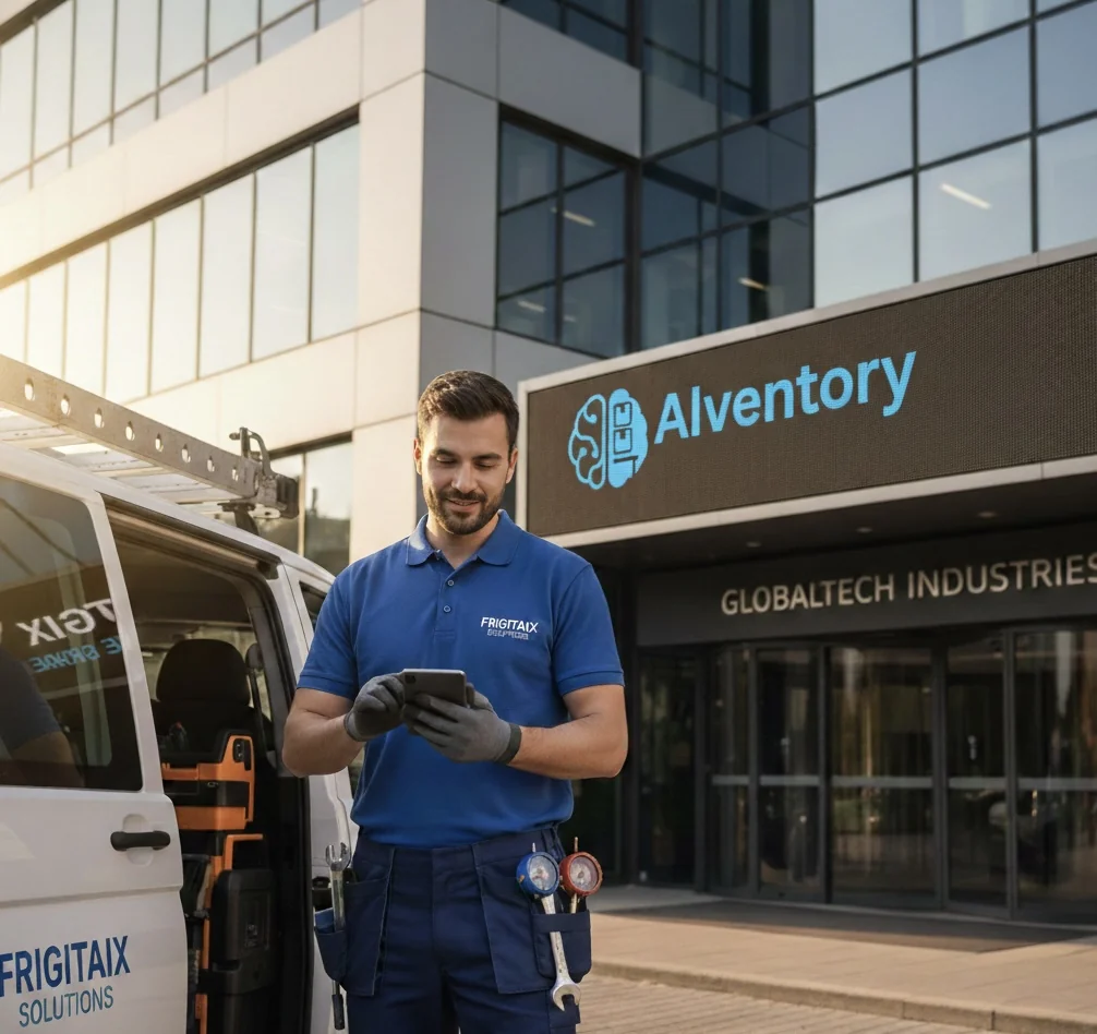 Técnico de AIventory en campo